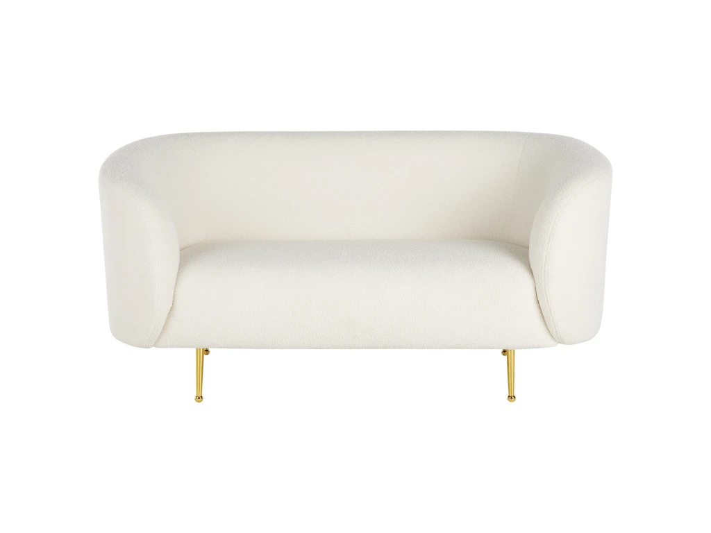 Canapé Blanc 2 Places LOEN 1 Canapé Blanc 2 Places LOEN