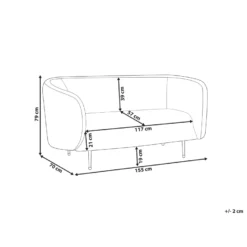 Canapé Blanc 2 Places LOEN 11 Canapé Blanc 2 Places LOEN -Promos Chesteris Boutique canape 16665143