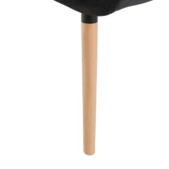 Canapé Banquette 2 Places En Velours Noir TABY -Promos Chesteris Boutique canape 16665421