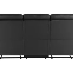 Canapé 3 Places En Cuir PU Noir Avec Position Réglable BERGEN 17 Canapé 3 Places En Cuir PU Noir Avec Position Réglable BERGEN -Promos Chesteris Boutique canape 16666265