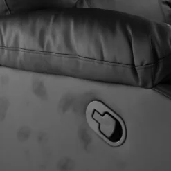 Canapé 3 Places En Cuir PU Noir Avec Position Réglable BERGEN 19 Canapé 3 Places En Cuir PU Noir Avec Position Réglable BERGEN -Promos Chesteris Boutique canape 16666269