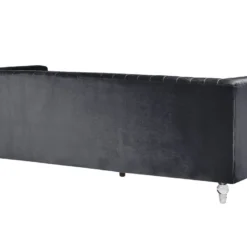 Canapé 3 Places En Velours Noir ARVIKA 14 Canapé 3 Places En Velours Noir ARVIKA -Promos Chesteris Boutique canape 17157147