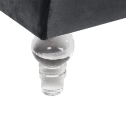 Canapé 3 Places En Velours Noir ARVIKA 19 Canapé 3 Places En Velours Noir ARVIKA -Promos Chesteris Boutique canape 17157157