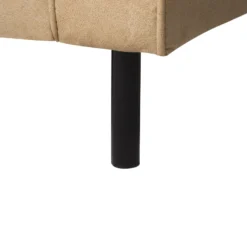 Canapé 3 Places En Cuir PU Beige SAVALEN -Promos Chesteris Boutique canape 17472453