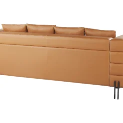 Canapé 3 Places En Cuir PU Marron GRANNA -Promos Chesteris Boutique canape 17473309