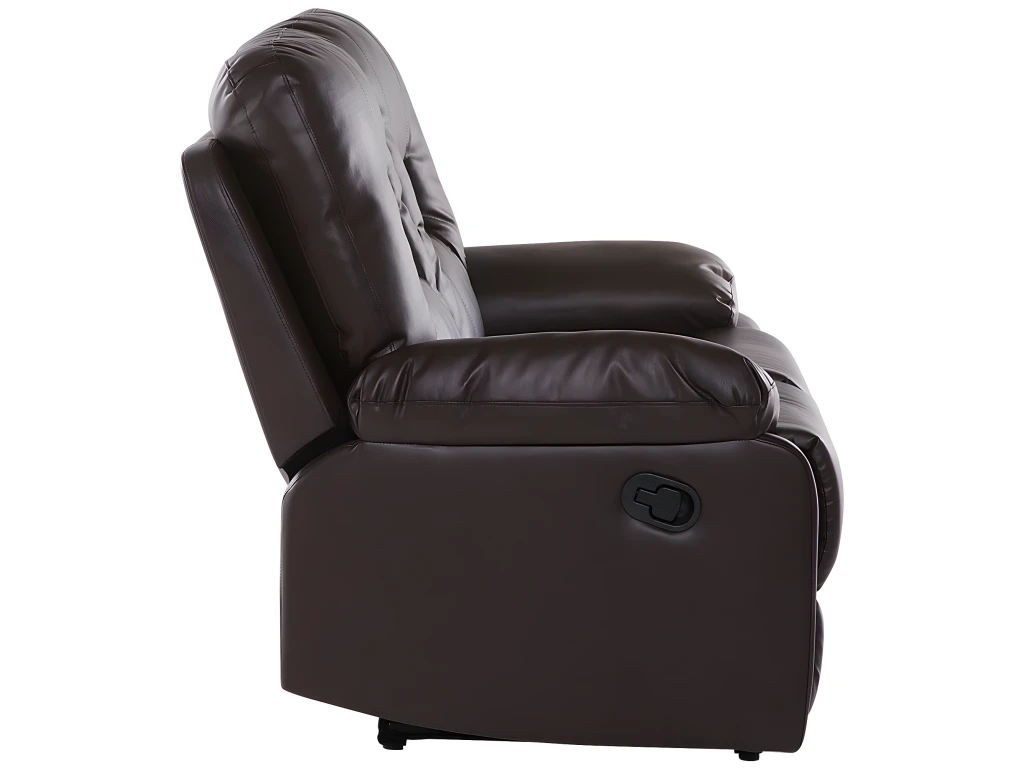 Canapé 2 Places En Cuir PU Marron Avec Position Réglable BERGEN 7 Canapé 2 Places En Cuir PU Marron Avec Position Réglable BERGEN – Image 7
