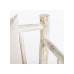 Canapé Bois Blanc Et Coussins - PYLA 9 Canapé Bois Blanc Et Coussins - PYLA -Promos Chesteris Boutique canape 17625297