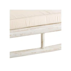 Canapé Bois Blanc Et Coussins - PYLA 11 Canapé Bois Blanc Et Coussins - PYLA -Promos Chesteris Boutique canape 17625301