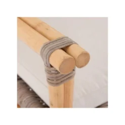 Canapé Avec Accoudoirs En Rotin Tressé - EKE -Promos Chesteris Boutique canape 17625493