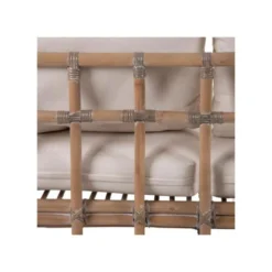 Canapé 2 Places En Rotin Avec Coussins - PUREZA -Promos Chesteris Boutique canape 17625525