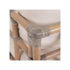 Canapé 2 Places En Rotin Avec Coussins - PUREZA -Promos Chesteris Boutique canape 17625527