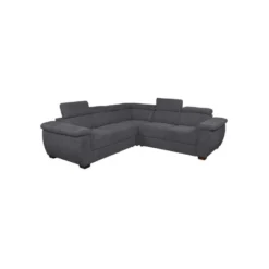 Canapé D'angle Tissu Anthracite - LAMAR -Promos Chesteris Boutique canape 17635921