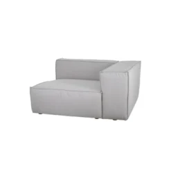 Canapé Module Droit Tissu/Gris Taille L - AISSA