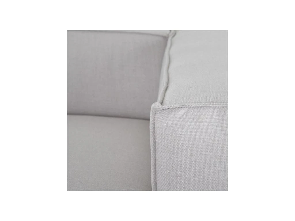 Canapé Module Droit Tissu/Gris Taille L - AISSA 6 Canapé Module Droit Tissu/Gris Taille L - AISSA – Image 6