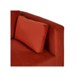 Canapé 2 Places Tissu/Bois Terracotta - LAOS -Promos Chesteris Boutique canape 17788727