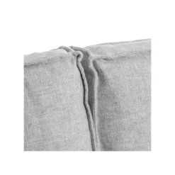 Canapé 4 Places Tissu Gris Clair - EVORA -Promos Chesteris Boutique canape 17788753