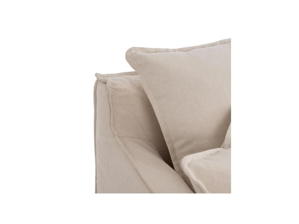 Canapé D'angle Gauche Tissu Beige - LINOU 4 Canapé D'angle Gauche Tissu Beige - LINOU – Image 4