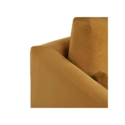 Canapé 3 Places Tissu/Bois Moutarde - LAOS 10 Canapé 3 Places Tissu/Bois Moutarde - LAOS -Promos Chesteris Boutique canape 17788823