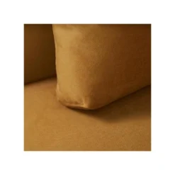 Canapé 3 Places Tissu/Bois Moutarde - LAOS 11 Canapé 3 Places Tissu/Bois Moutarde - LAOS -Promos Chesteris Boutique canape 17788825