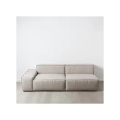 Canapé Module Gauche Tissu/Gris Taille L - AISSA 8 Canapé Module Gauche Tissu/Gris Taille L - AISSA -Promos Chesteris Boutique canape 17788843