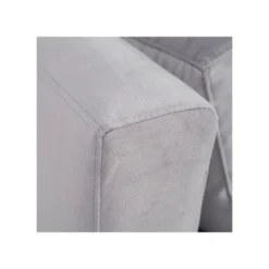 Canapé 2 Places Tissu/Bois Gris Clair - LAOS 10 Canapé 2 Places Tissu/Bois Gris Clair - LAOS -Promos Chesteris Boutique canape 17788871