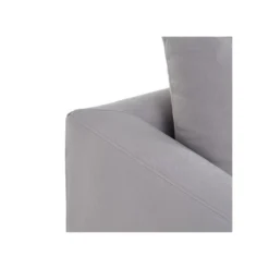 Canapé 2 Places Tissu/Bois Gris Clair - LAOS 11 Canapé 2 Places Tissu/Bois Gris Clair - LAOS -Promos Chesteris Boutique canape 17788873