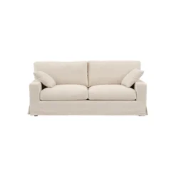 Canapé 3 Places Tissu Beige N°2 - LINOU