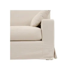 Canapé 3 Places Tissu Beige N°2 - LINOU -Promos Chesteris Boutique canape 17788881