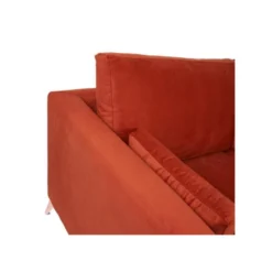 Canapé 3 Places Tissu/Bois Terracotta - LAOS 9 Canapé 3 Places Tissu/Bois Terracotta - LAOS -Promos Chesteris Boutique canape 17788893