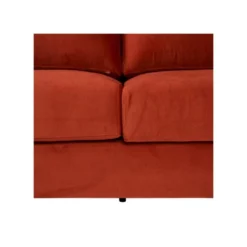 Canapé 3 Places Tissu/Bois Terracotta - LAOS 11 Canapé 3 Places Tissu/Bois Terracotta - LAOS -Promos Chesteris Boutique canape 17788897