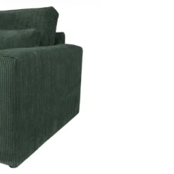 Grand Canapé D'angle Gauche En Velours Côtelé Vert MONDOVI 14 Grand Canapé D'angle Gauche En Velours Côtelé Vert MONDOVI -Promos Chesteris Boutique canape 17805497