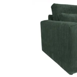 Grand Canapé D'angle Droit En Velours Côtelé Vert MONDOVI 14 Grand Canapé D'angle Droit En Velours Côtelé Vert MONDOVI -Promos Chesteris Boutique canape 17805915