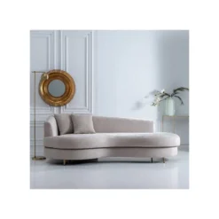 Canapé Haricot 4 Places Beige - ARGENTINA