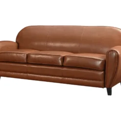 Canapé Club 3 Places Camel -Promos Chesteris Boutique canape 18039937