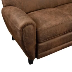 Canapé Club 3 Places Marron Vieilli -Promos Chesteris Boutique canape 18039963