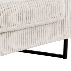 Canapé 3 Places En Velours Cotelé Beige TESSIO 11 Canapé 3 Places En Velours Cotelé Beige TESSIO -Promos Chesteris Boutique canape 18088115