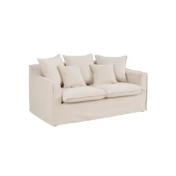 Canapé 3 Places Tissu Beige N°3 - LINOU 8 Canapé 3 Places Tissu Beige N°3 - LINOU -Promos Chesteris Boutique canape 18103901