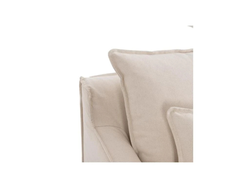 Canapé 3 Places Tissu Beige N°3 - LINOU 4 Canapé 3 Places Tissu Beige N°3 - LINOU – Image 4