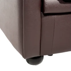 Canapé 3 Places En Cuir Marron CHESTERFIELD -Promos Chesteris Boutique canape 18277847