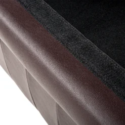 Canapé 3 Places En Cuir Marron CHESTERFIELD -Promos Chesteris Boutique canape 18277851