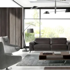 Canapé 2 Places En Cuir Avec Relax 6050 ANGEL CERDA -Promos Chesteris Boutique canape 18425241