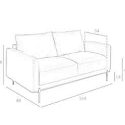 Canapé 2 Places En Cuir Marron 6129 ANGEL CERDA 16 Canapé 2 Places En Cuir Marron 6129 ANGEL CERDA -Promos Chesteris Boutique canape 18425935