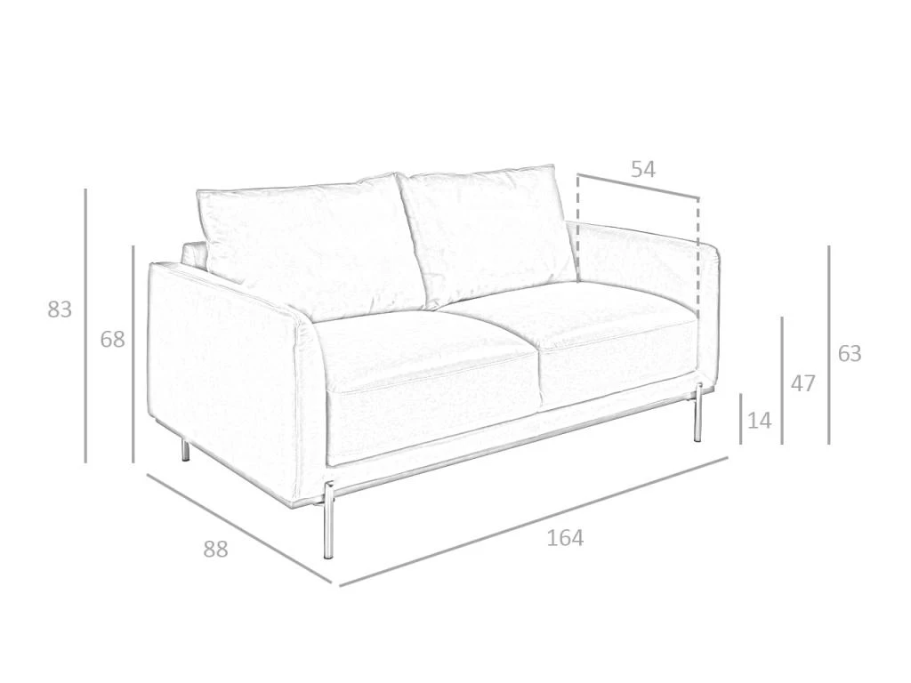 Canapé 2 Places En Cuir Marron 6129 ANGEL CERDA 8 Canapé 2 Places En Cuir Marron 6129 ANGEL CERDA – Image 8