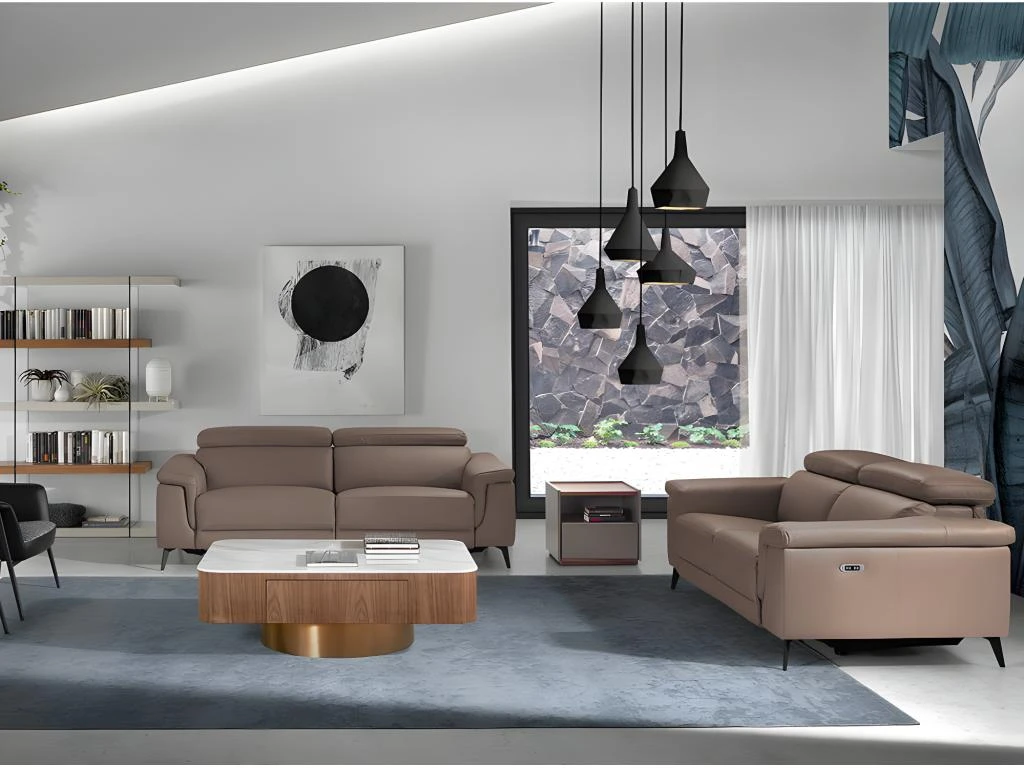 Canapé 3 Places En Cuir De Vachette 6105 ANGEL CERDA 4 Canapé 3 Places En Cuir De Vachette 6105 ANGEL CERDA – Image 4