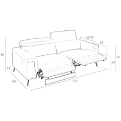 Canapé 3 Places En Cuir De Vachette 6105 ANGEL CERDA 18 Canapé 3 Places En Cuir De Vachette 6105 ANGEL CERDA -Promos Chesteris Boutique canape 18426189