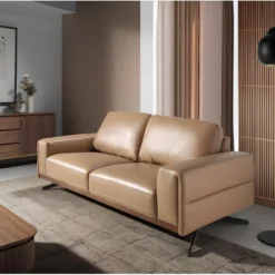 Canapé 3 Places En Cuir Couleur Arena 6134 ANGEL CERDA