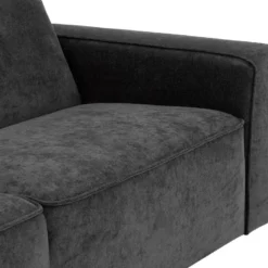 Canapé 3 Places En Tissu Anthracite MINATA -Promos Chesteris Boutique canape 18856827