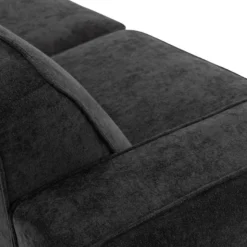 Canapé 3 Places En Tissu Anthracite MINATA -Promos Chesteris Boutique canape 18856829