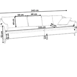 Canapé En Velours Bleu Marine AURE -Promos Chesteris Boutique canape 18857939