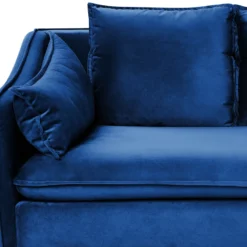 Canapé En Velours Bleu Marine AURE -Promos Chesteris Boutique canape 18857945